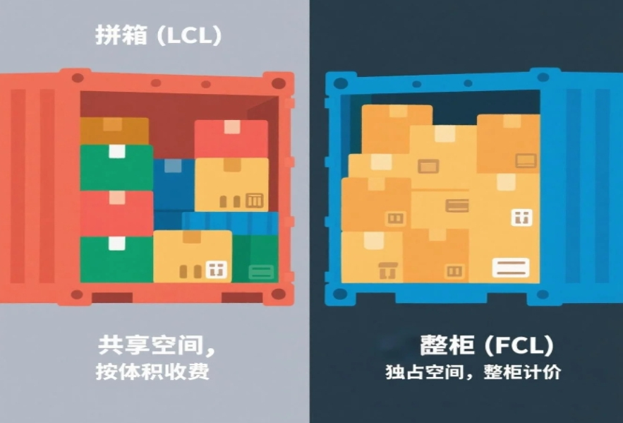 海運拼箱 vs 整柜：出口東南亞怎么選更省錢？