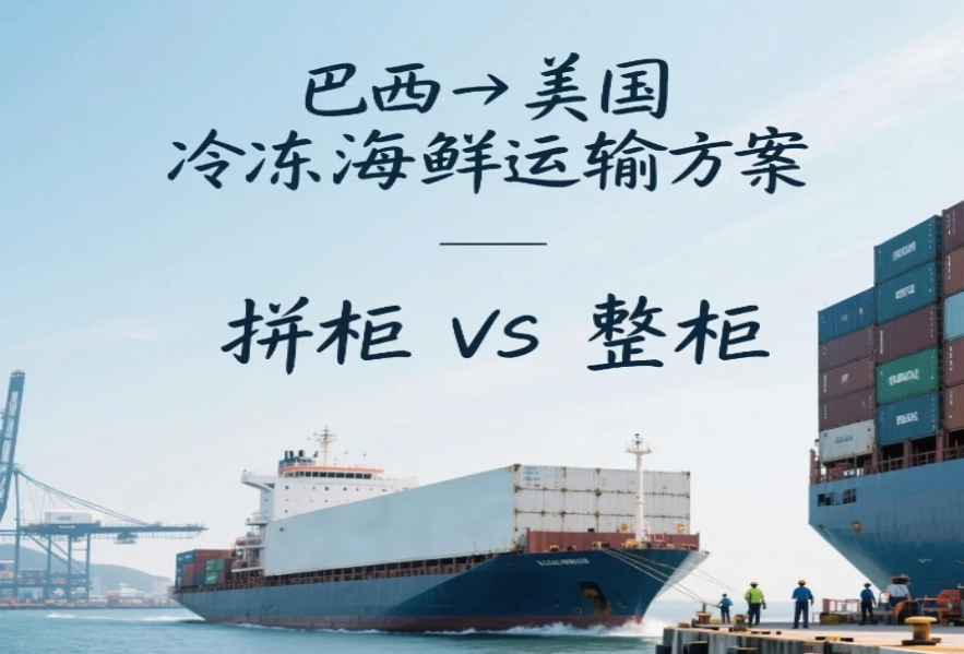 冷凍海鮮拼柜vs整柜：巴西運到美國，到底怎么選更省錢？