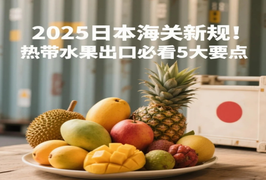 2025年日本海關新規(guī)：熱帶水果出口必看5大要點
