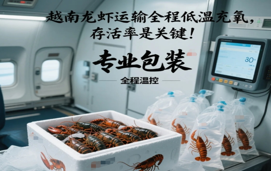 越南龍蝦出口中國的3大關卡：冷鏈、預申報、清關！